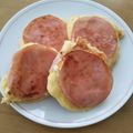たちんぺ's cooksnap of when they made ハムとチーズのパンケーキ✿朝ごはんに～♪.