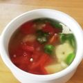 ごじひめ's cooksnap of when they made トマトとオクラのさっぱりスープ.