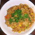 あーこ2929's cooksnap of when they made 炊飯器でカレーピラフ☆レトルトで簡単☆.