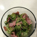 LAチャッキー's cooksnap of when they made ■ハムときゅうりの酢の物・おおば風味■.