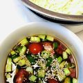azbjbn's cooksnap of when they made 混ぜるだけde♡絶品！夏野菜の中華つけ汁.
