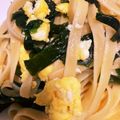 67luna's cooksnap of when they made ワカメと炒り卵のスパゲティー.