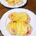 ウニちゃん1224's cooksnap of when they made マヨネーズたっぷり！ハムでコーンマヨパン.