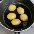 とまとまと⚆⚆'s cooksnap of when they made 固ゆで卵の煮たまご。お弁当・おせちにも！.
