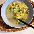 kpえもん♪'s cooksnap of when they made ふわふわ卵の豆苗スープ.
