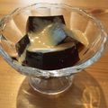 ポノ7's cooksnap of when they made アガーで黒糖ゼリー　きなこ練乳ソース添え.