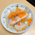 ★ぴよぴよ501★'s cooksnap of when they made ☆簡単　鮭ともやしのレンジ蒸し.