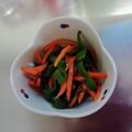 KONYA3150's cooksnap of when they made 無限レシピ　ピーマンと人参の塩昆布和え.