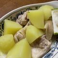 みどりのきのこ's cooksnap of when they made 【農家のレシピ】鶏肉とじゃがいもの塩煮.