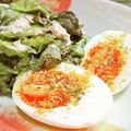 イベ長's cooksnap of when they made 簡単☆卵で一品！ゆで卵のカレーチーズがけ.