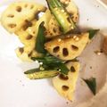 ぴよぴよもも's cooksnap of when they made レンコンとオクラのカレー醤油炒め.