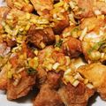 つね王's cooksnap of when they made ご飯がススム！おつまみにも！絶品　油淋鶏.