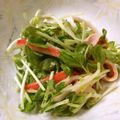 ベティ３'s cooksnap of when they made 豆苗とカニカマのサラダ.