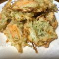 Sa〜ちゃん's cooksnap of when they made 簡単★大根と人参のかき揚げ.