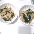 よーこ☆ガッキー's cooksnap of when they made ワカメとえのきの和風醤油和え.
