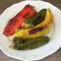 Yokchina's cooksnap of when they made インドのピーマンのスパイシーポテト詰め.
