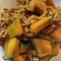 ななさくちゃん's cooksnap of when they made かぼちゃと豚肉の韓国風コチュジャン炒め.