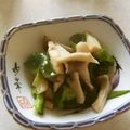 きらり流れ星's cooksnap of when they made レンジで！エリンギとピーマンの旨塩ナムル.