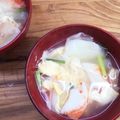 horseland's cooksnap of when they made 残ったワンタンの皮でスープを.