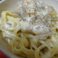 にょろ_00's cooksnap of when they made わさび漬けで簡単クリームパスタ.