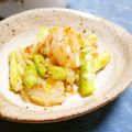 もすろー's cooksnap of when they made 海老とアスパラの塩炒め。.