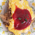 くむちん's cooksnap of when they made 我が家のあっさり挽肉入り和風オムライス♬.
