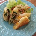 ANNEflower's cooksnap of when they made ☆簡単☆ハムたまチーズ春巻き.