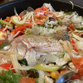 クックHY49LZ☆'s cooksnap of when they made 秋鮭と白きくらげのアクアパッツァ.