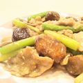 イエローバード's cooksnap of when they made 栗と豚肉の炒めもの～みそ味でこっクリ～.