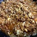 YUKI０'s cooksnap of when they made 豚挽肉とナスと豆腐の甘辛丼.