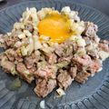 さくなーす's cooksnap of when they made 牛肉のタルタル風ステーキ.