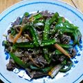 クックCKF4YZ☆'s cooksnap of when they made 牛肉とピーマンの甘辛炒め.