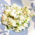 クックGB6431☆'s cooksnap of when they made お好み焼きみたい♡チーズ青海苔おにぎり.