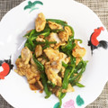 horseland's cooksnap of when they made 豚コマ肉とピーマンの香味豆板醤炒め.