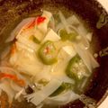 kae2423999's cooksnap of when they made オクラとカニカマの冷たいあんかけ豆腐.