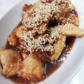 よっしぃ1103's cooksnap of when they made 鶏むね肉のジンジャーオニオンソース.