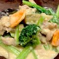 きょろなんど's cooksnap of when they made 豚肉と野菜の味噌クリーム煮.