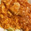 ☆★まりも☆★'s cooksnap of when they made ケチャップとラー油で「鶏チリ・卵炒め」♪.