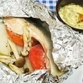ととろ＆めい's cooksnap of when they made 真鯛の洋風ホイル焼き⭐葱マヨソースがけ.