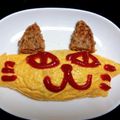 ☆クッキングパンダ☆'s cooksnap of when they made オムライスを可愛く♪.