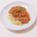 まあまま☆0403's cooksnap of when they made シンプル材料で簡単！手抜きミートソース.