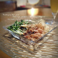 inyako's cooksnap of when they made 焼鳥屋さんのみょうがとかいわれのサラダ♡.