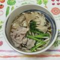 おはなすき's cooksnap of when they made 【めんつゆで】❀舞茸と豚バラ肉うどん❀.