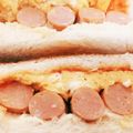 えみた＊'s cooksnap of when they made 朝食♪丸ごとウインナーと卵のサンドイッチ.
