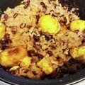 hanamomo25's cooksnap of when they made 炊飯器で栗入り赤飯(栗おこわ).