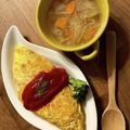 ★ユンのキッチン★'s cooksnap of when they made ウチのチキンライス＆オムライス♡.