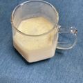 猫好きなひと's cooksnap of when they made ミキサー不要　バナナジュース♬.