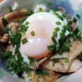 ゆいちん5's cooksnap of when they made 即席〜焼肉用豚バラで角煮風豚丼.
