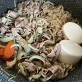 acomomo's cooksnap of when they made ✩.*˚豚の小間切れ肉で肉豆腐風炒め煮.