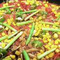 さゆとまみ's cooksnap of when they made トマト缶でシーフードミックスパエリア.